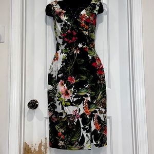 Alannah Hill v neck sleeveless midi dress